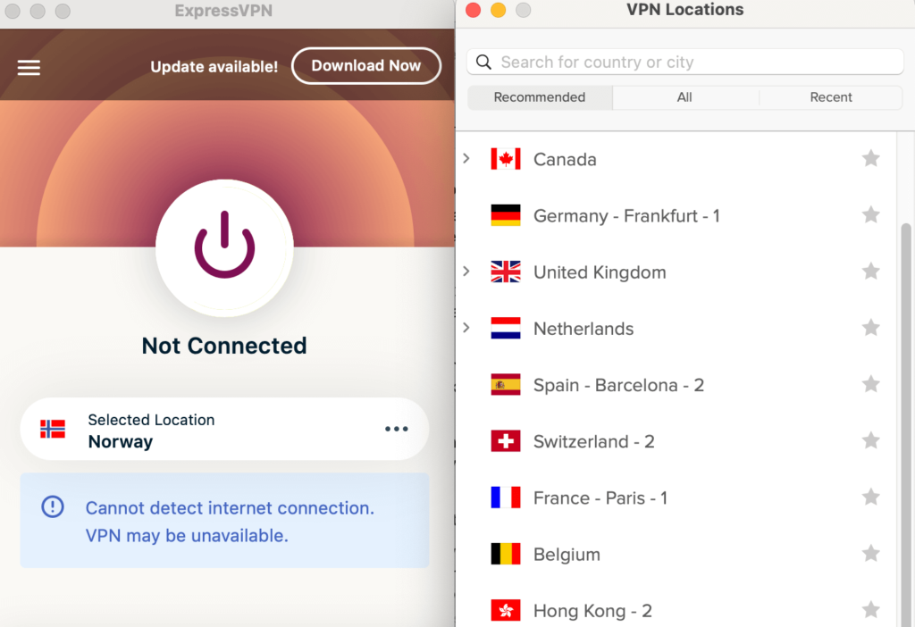 expressvpn servers