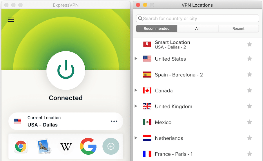 expressvpn dallas