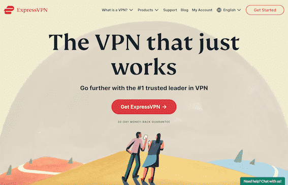 expressvpn homepage