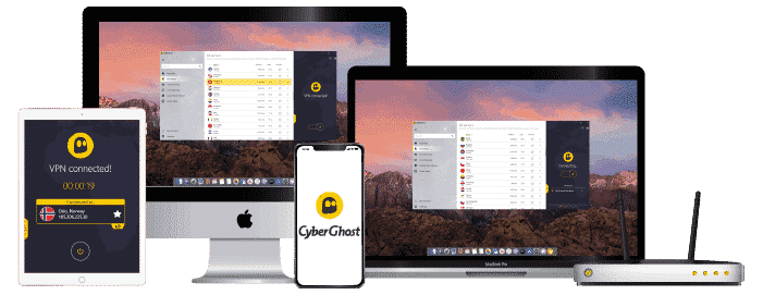 CyberGhost devices