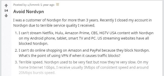 nordvpn reddit