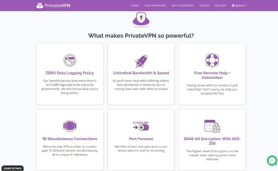 PrivateVPN Review - Advanced Features
