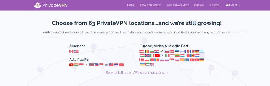 privatevpn review servers